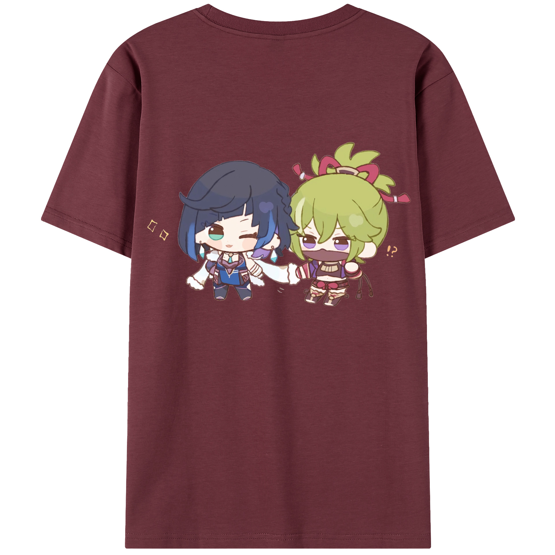 げんし神  久岐忍 くき しのぶ genshin Kuki Shinobu 綿100％半袖Tシャツ（背面プリント）